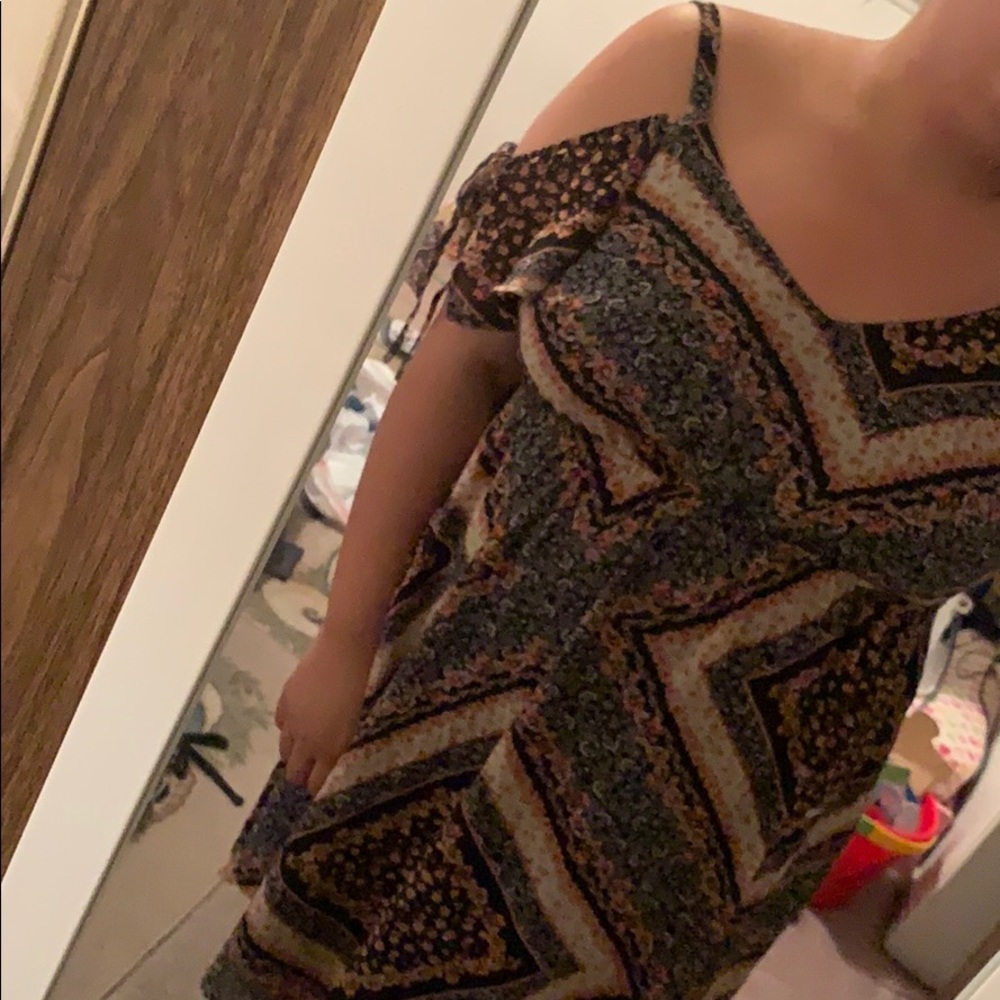 Cold shoulder dress